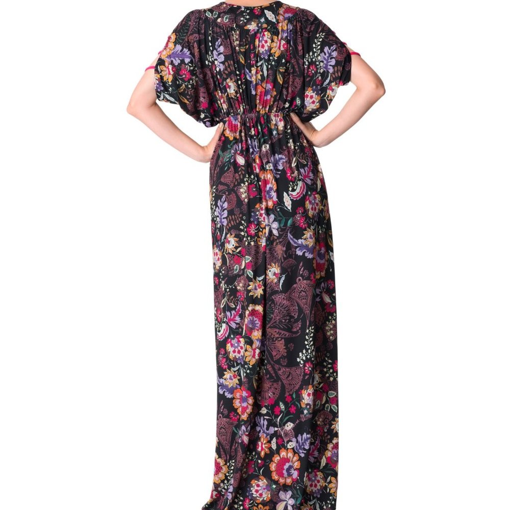 Leona Edmiston Mandy Flowers of Orient Floral Maxi - Picture 3 of 10